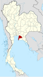 Thailand Chonburi locator map